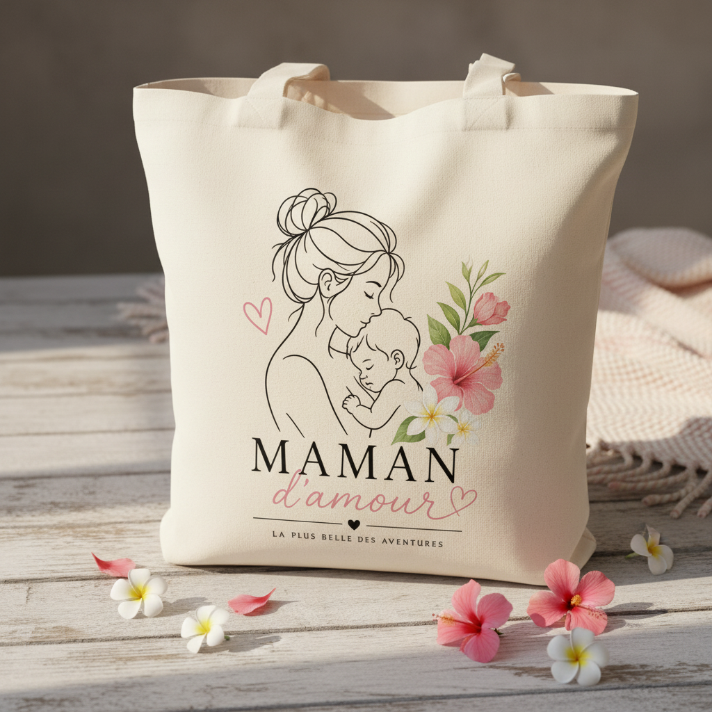 Tote bag lifestyle - grand bouquet