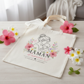 Tote bag lifestyle - hibiscus & plumeria